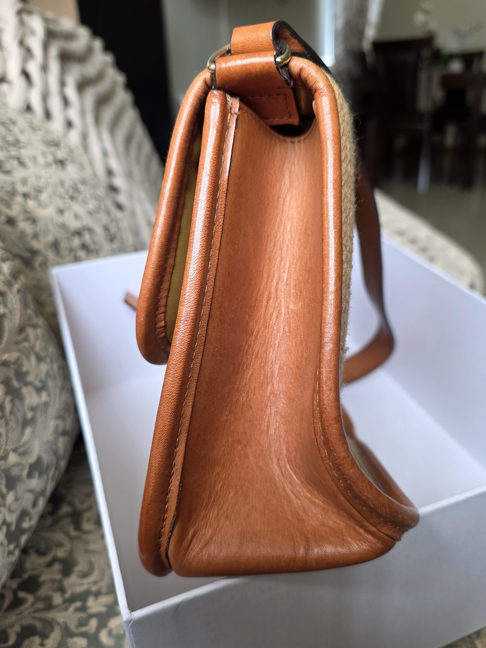 Vintage Chloé Woven Shoulder Bag with Leather Trim (And Hardware Film!) - Picture 11 of 16